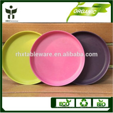 Eco-amigável orgânica característica natural planta fibra tipo dinnerware conjunto